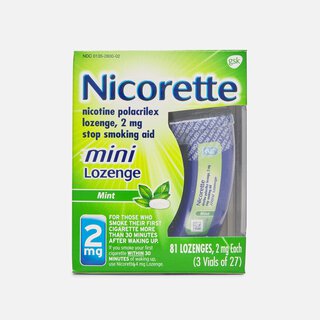 Nicorette Nicotine Mini Lozenges, Mint, 2mg, 81 ct., , large