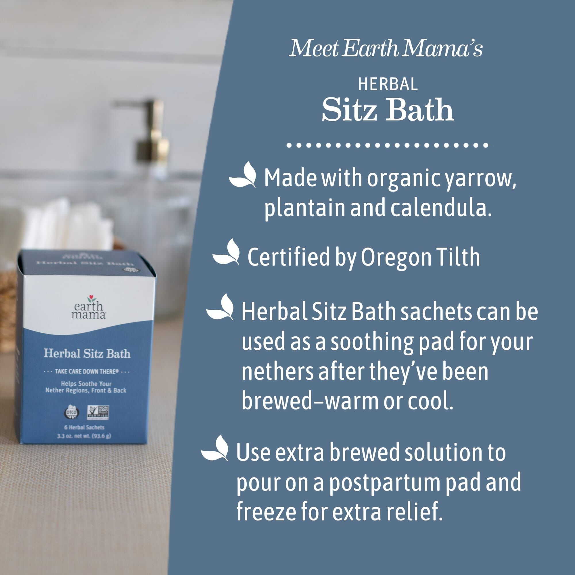 Earth Mama Herbal Sitz Bath, 6 ct., , large