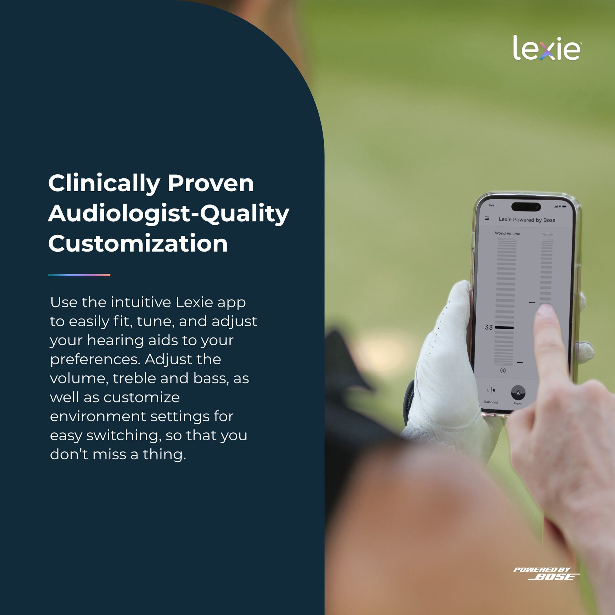 Lexie B2 Plus Self-Fitting OTC Hearing Aids Powered by Bose, , large
