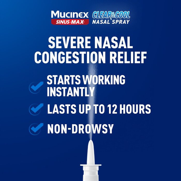Mucinex® Rapid+Clear™ Day & Night Cold and Flu Medicine + Sinus-Max® Clear & Cool Nasal Spray, Combo Pack, , large