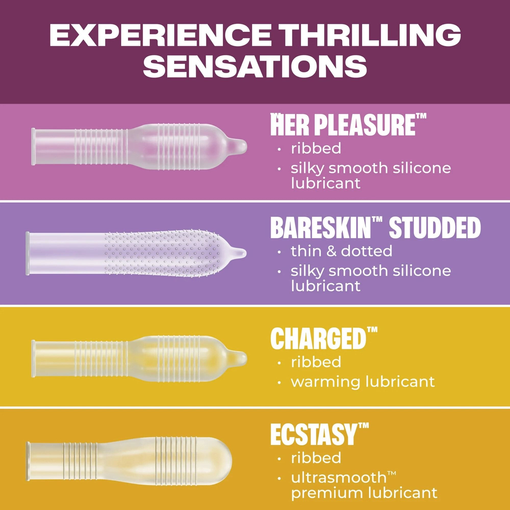 Trojan Latex Condom Pleasure Pack Lubricated, 12 ct., , large