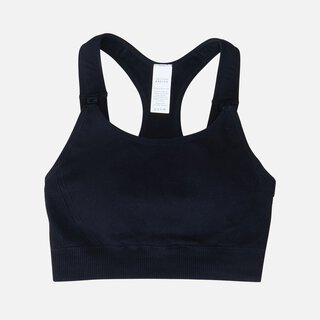 Ingrid + Isabel Basics Seamless Maternity + Nursing Sport Bra, Black, , large