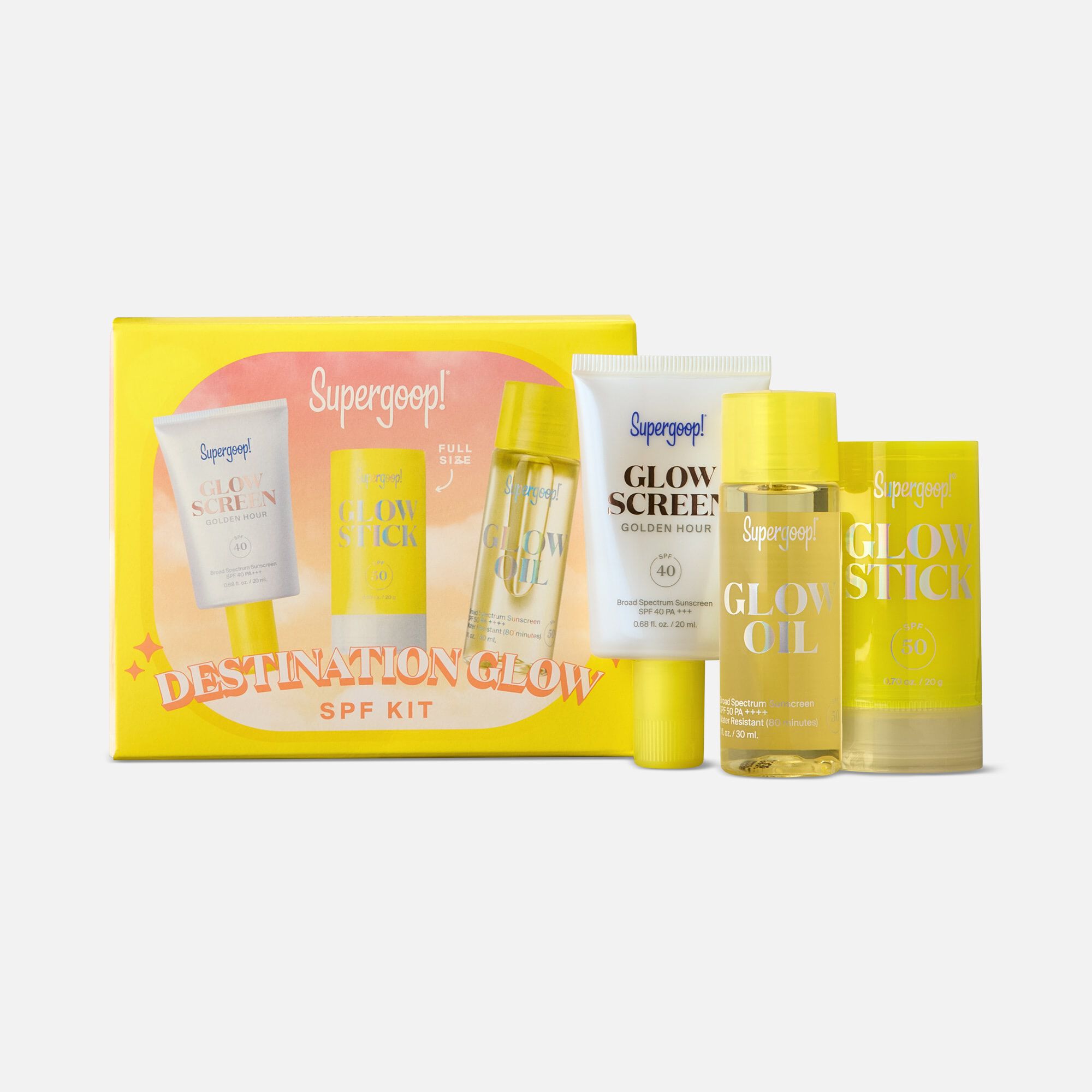 Supergoop! Destination Glow Kit