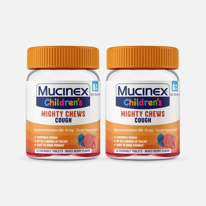 Mucinex Children's Mighty Chews, Daytime Cough, 16 ct. (2-Pack), , large
