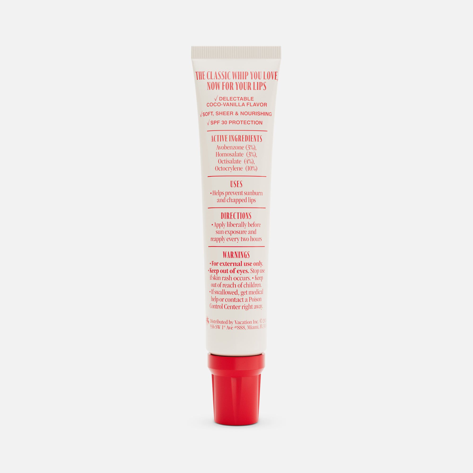 Vacation Whip Lip SPF 30, 0.5 oz., , large