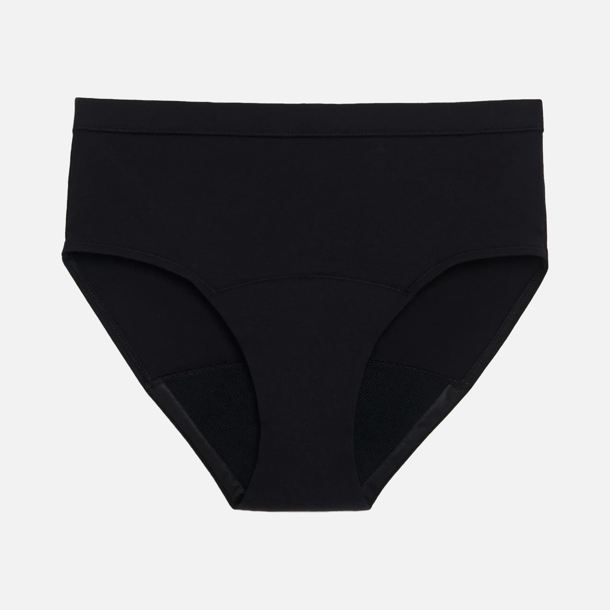 Thinx Teens All Day Brief, Black, Size 15/16, , large