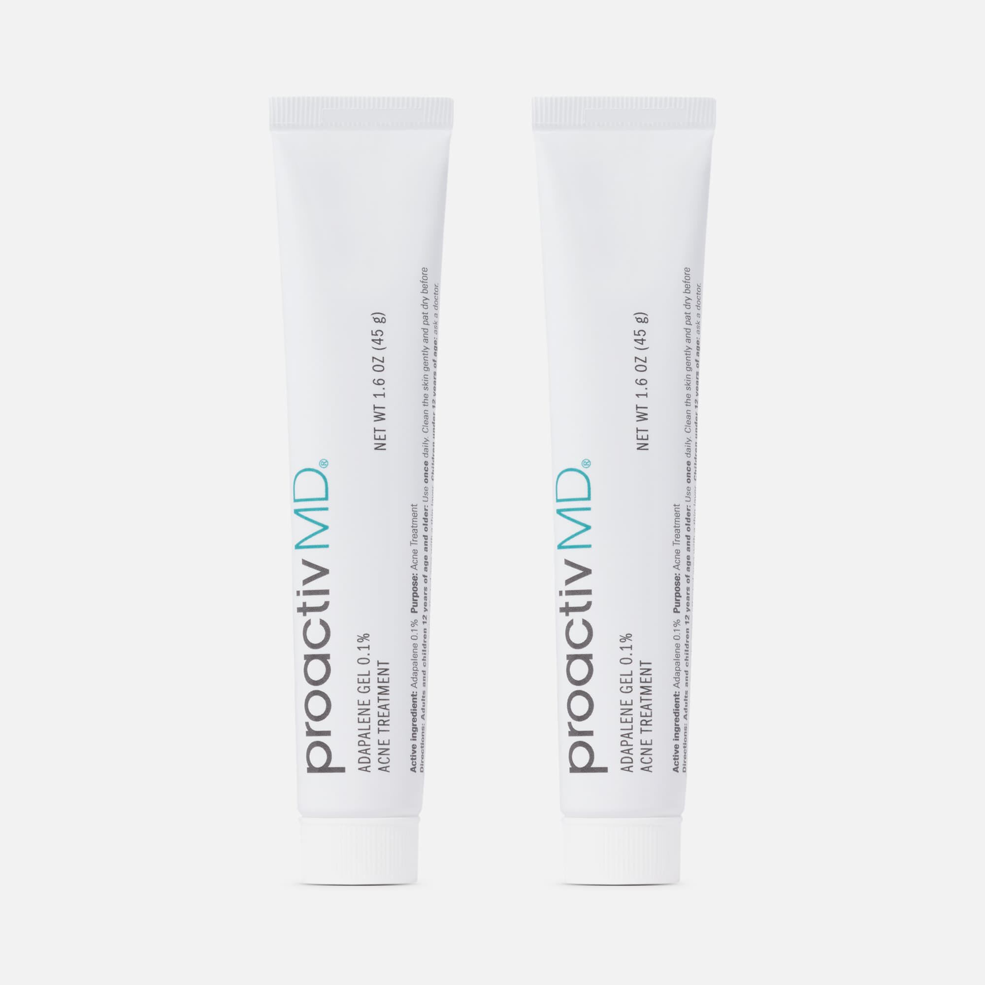 ProactivMD® Adapalene Gel 0.1% Acne Treatment, 1.6 fl. oz. (2 pack), , large