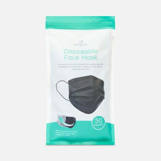 Caring Mill™ Disposable Face Mask, Black, 50 ct., , large