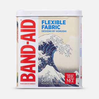 BAND-AID®x The Met Flexible Fabric Adhesive Bandages, Assorted Sizes, 50 ct.