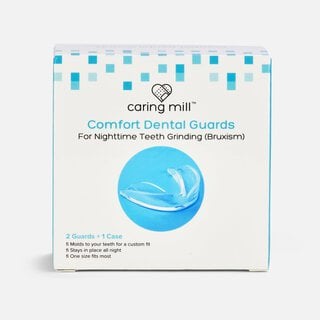 Caring Mill™ Comfort Nighttime Dental Guards – 2 Guards 1 Case, , large