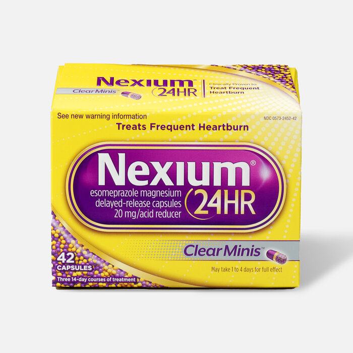 Nexium 24HR Clear Mini Capsules, 42 ct., , large