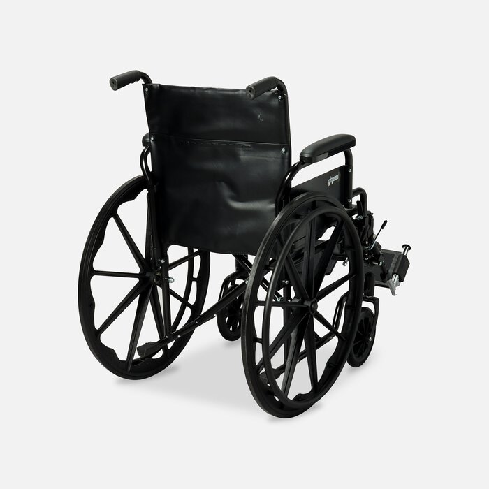 ProBasics K1 Standard Wheelchair, Elevating Legrests, 18" x 16", , large