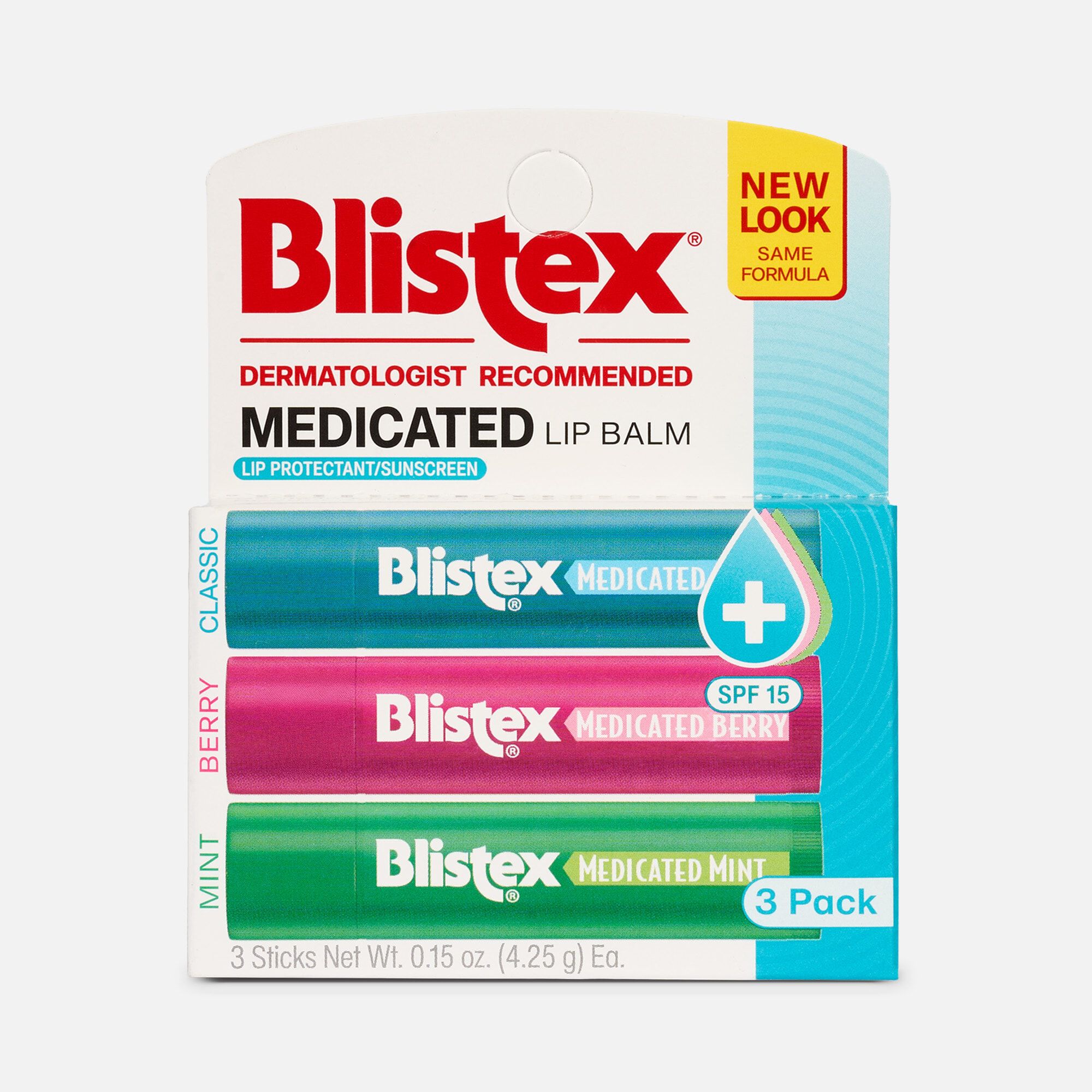 Blistex Assorted Medicated Lip Balm - 3 Pack, , large