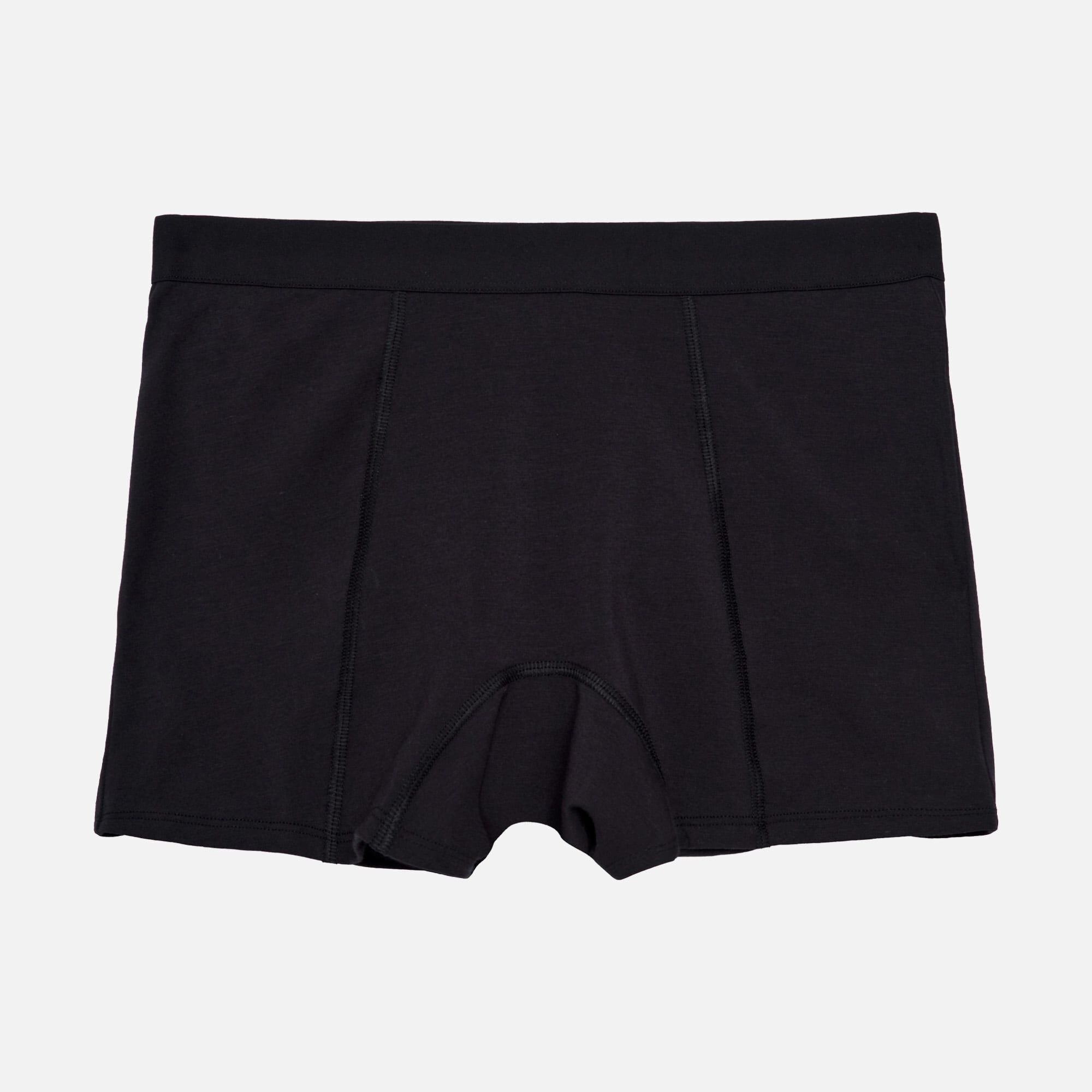 Thinx Overnight Boyshort Period Underwear, Black, S, , large