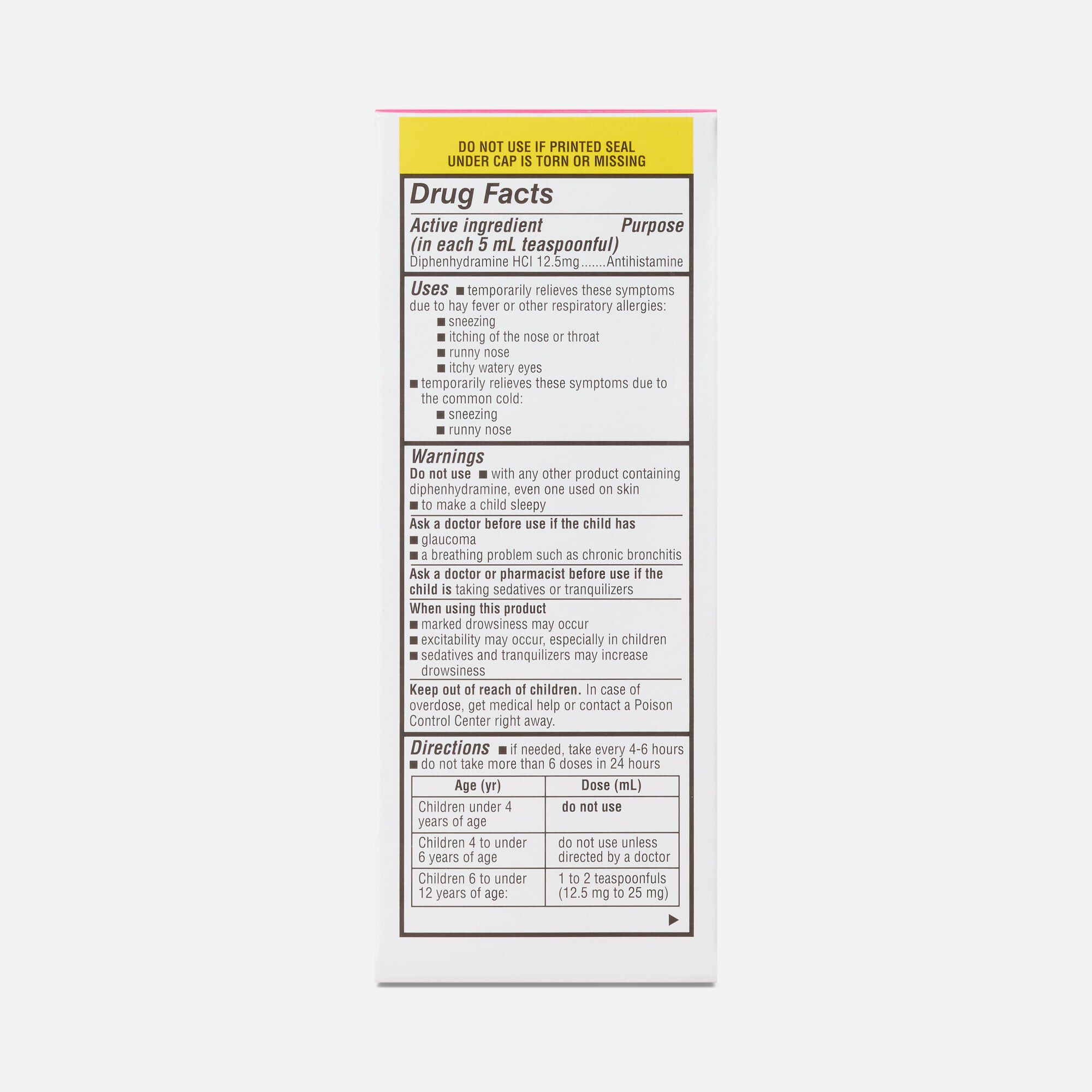 Caring Mill™ Children's Allergy Dye-Free Cherry Liquid, 4 oz., , large