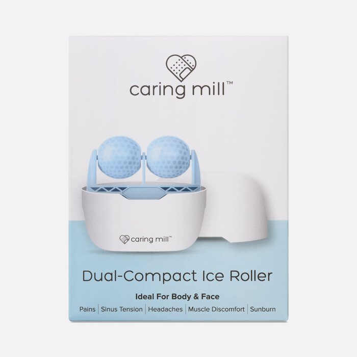 Caring Mill™ Dual Compact Ice Roller for Pain Relief, , large