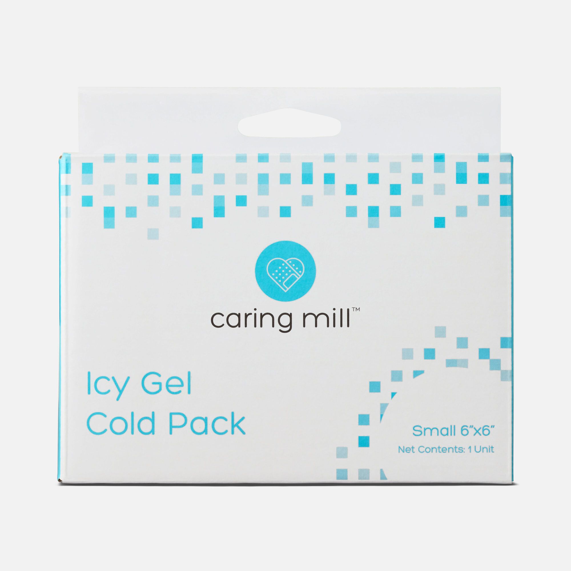 Caring Mill™ Icy Gel Cold Pack - Small 6" x 6", , large