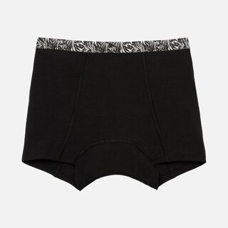 Thinx Teens Boyshort Period Underwear, Black, L