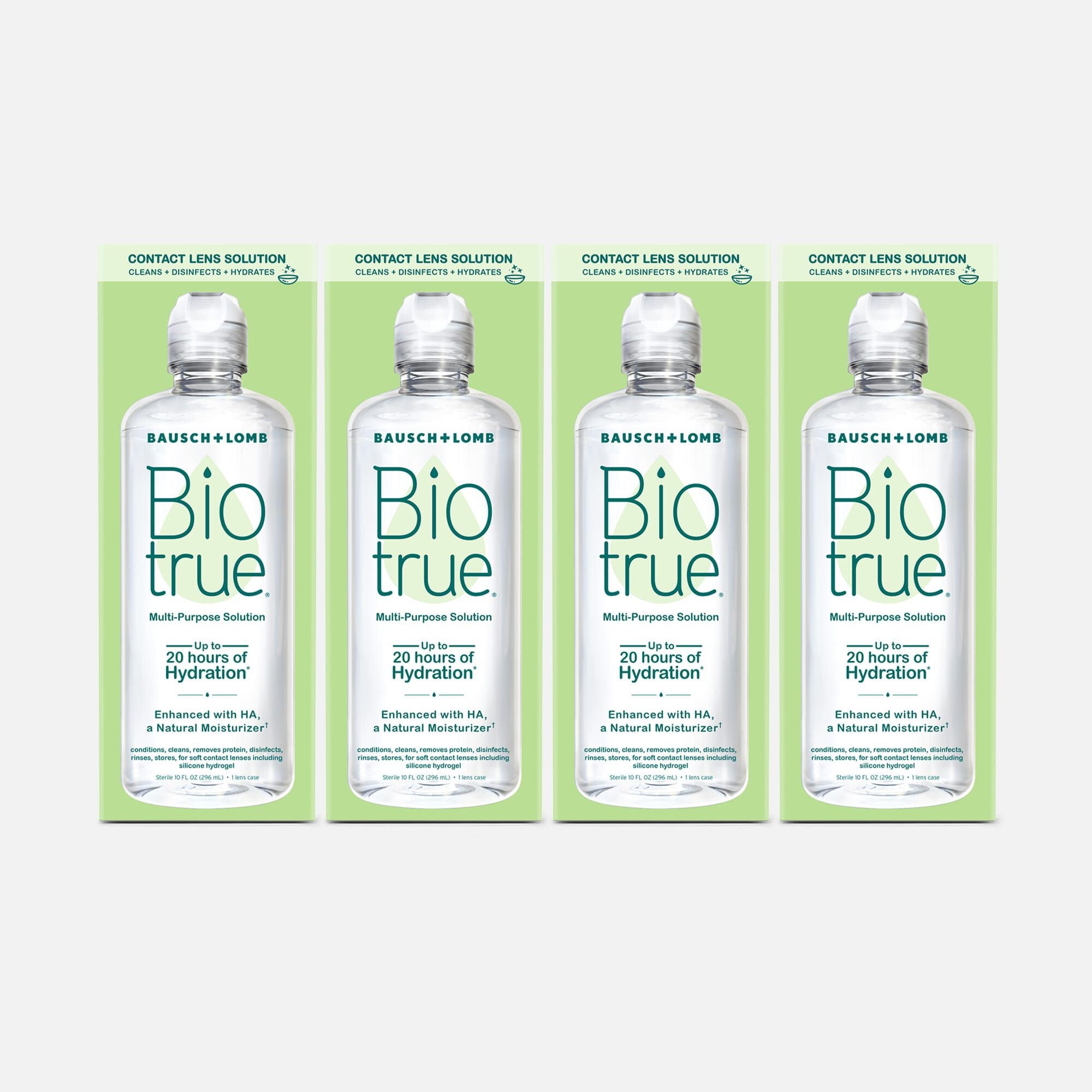 Bausch + Lomb Biotrue Multi-Purpose Solution for Soft Contact Lenses, 10 fl oz.  (4 pack), , large