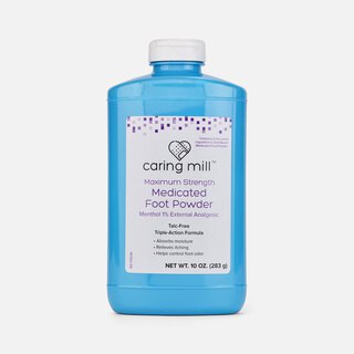 Caring Mill™ Medicated Foot Powder, 10 oz., , large