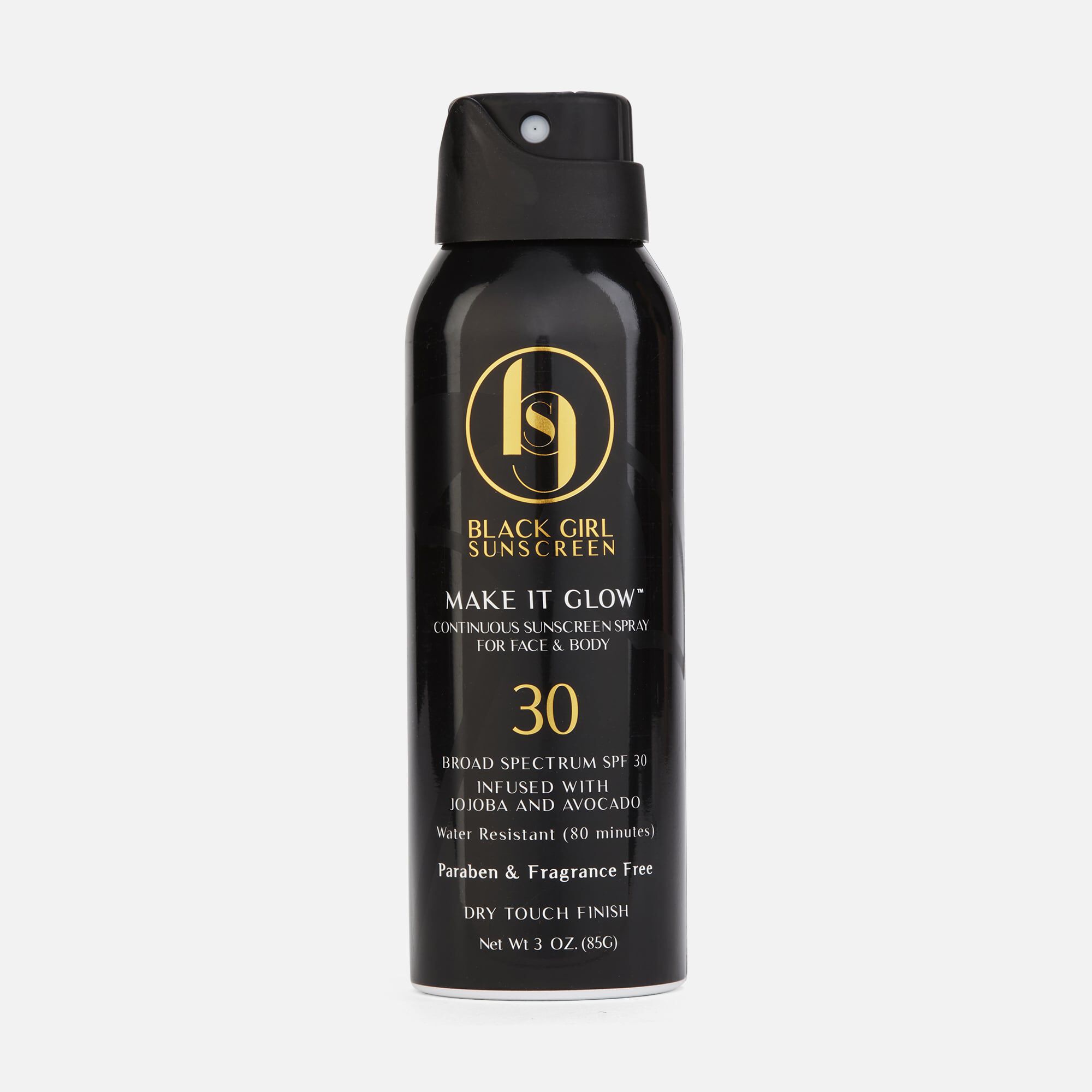 Black Girl Sunscreen Make It Glow Sunscreen Spray, SPF 30, 3 oz., , large