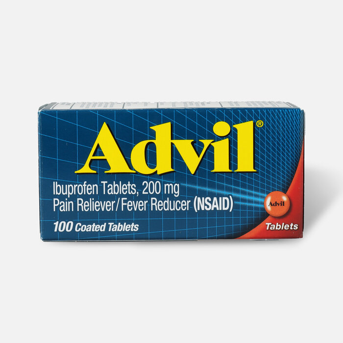 Advil Pain Reliever and Fever Reducer Coated Tablets, 200 mg, , large