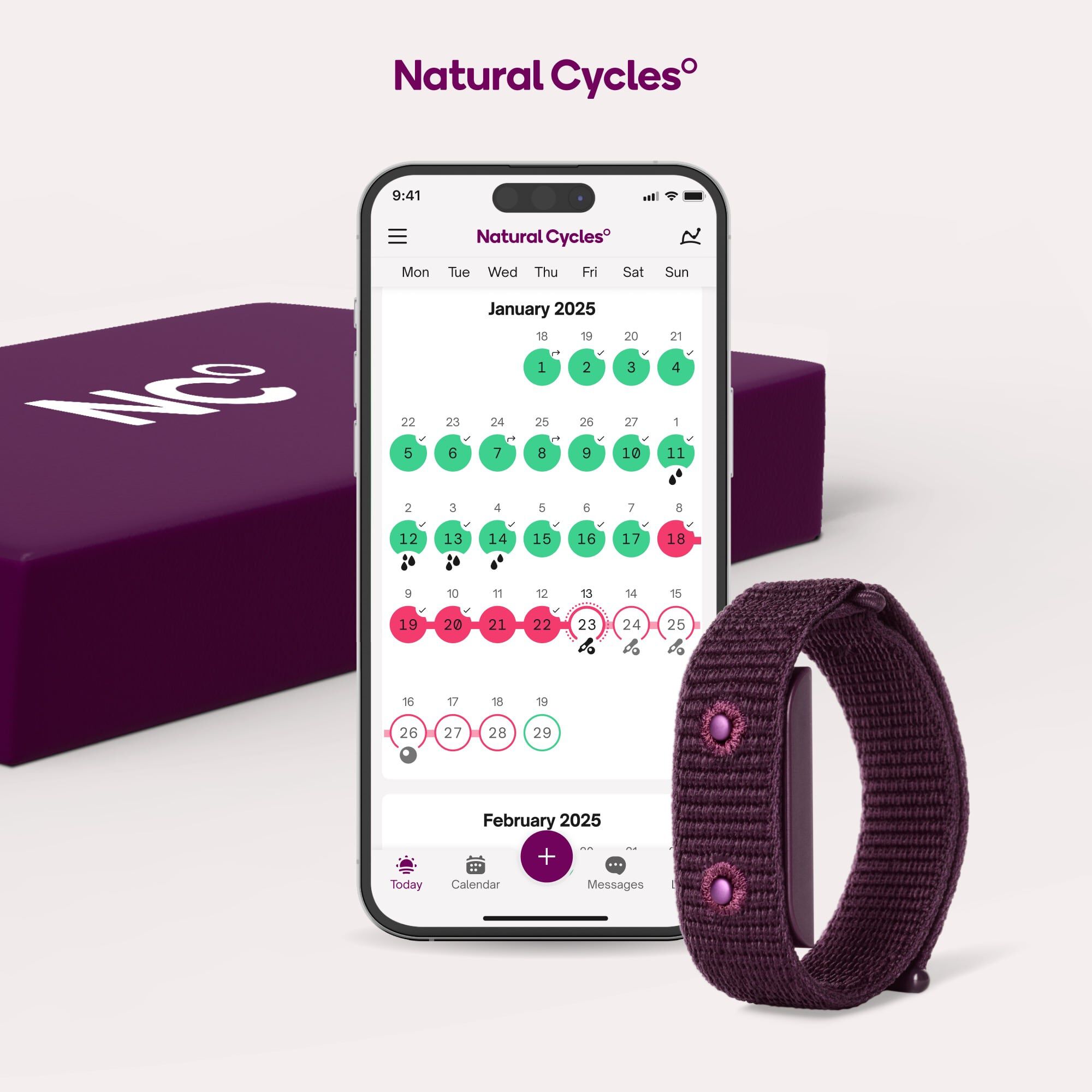 Natural Cycles° NC° Plan Pregnancy and NC° Band with 12-month App Subscription, , large