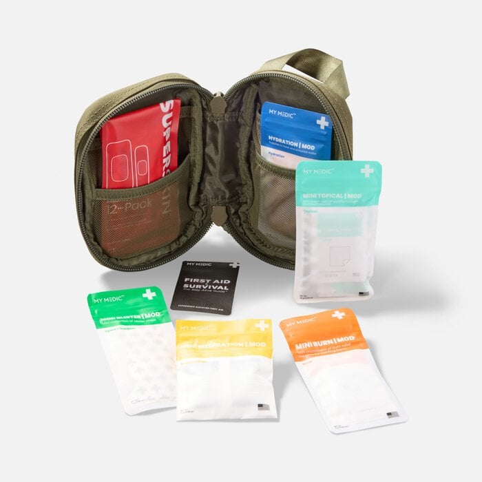 My Medic® Sidekick Individual First-aid Kit, Standard, Green, large