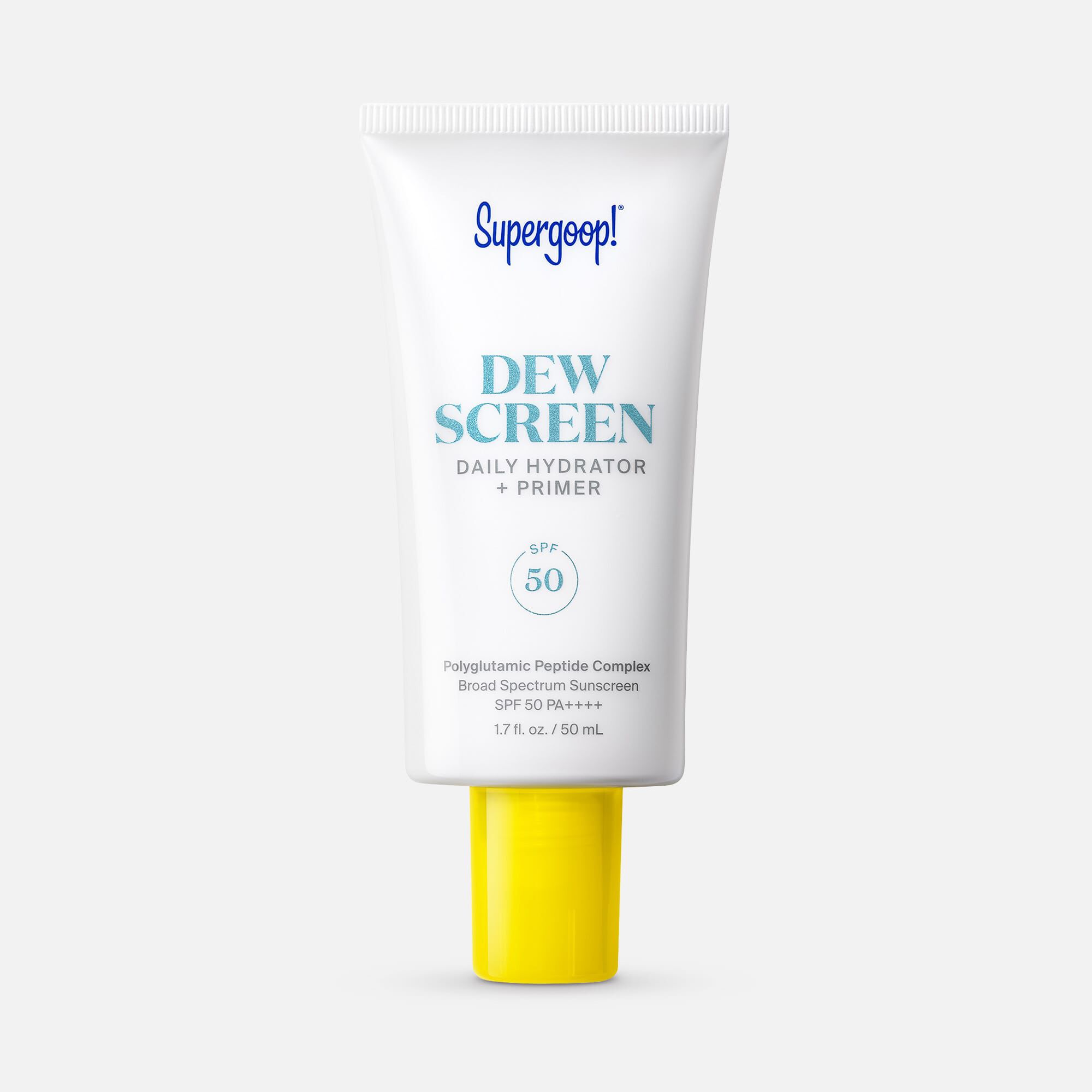 Supergoop! Dewscreen Daily Hydrator + Primer SPF 50, 1.7 oz.