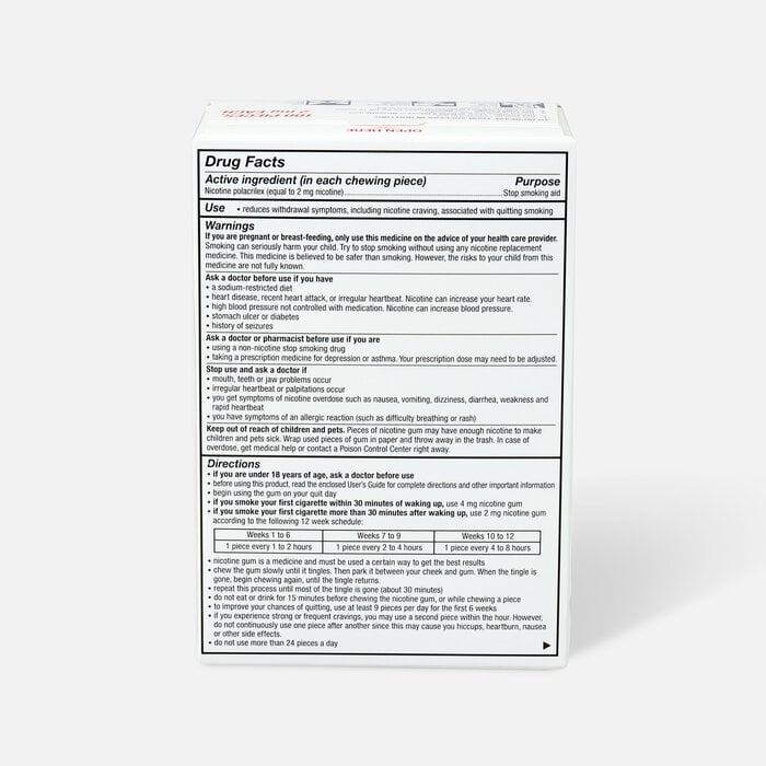 Nicorette Gum White Ice Mint, 2 mg, 100 ct., , large