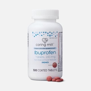 Caring Mill™ Ibuprofen 200mg Tablets, 500 ct.