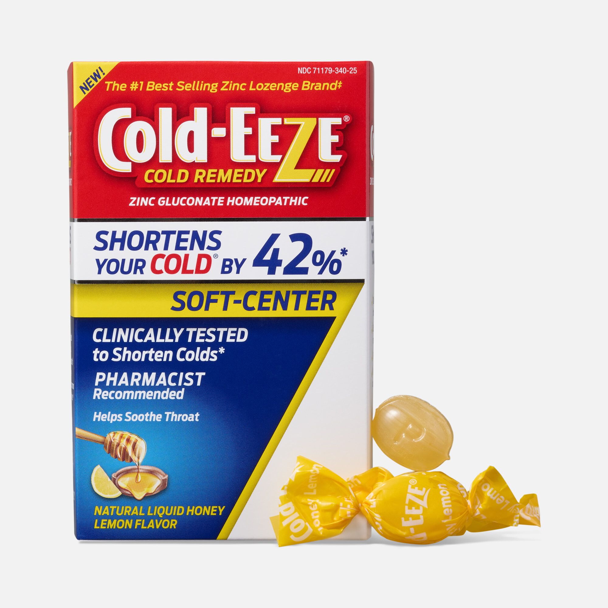 Cold-EEZE Soft-Center Liquid Honey Lozenges, 25 ct., , large