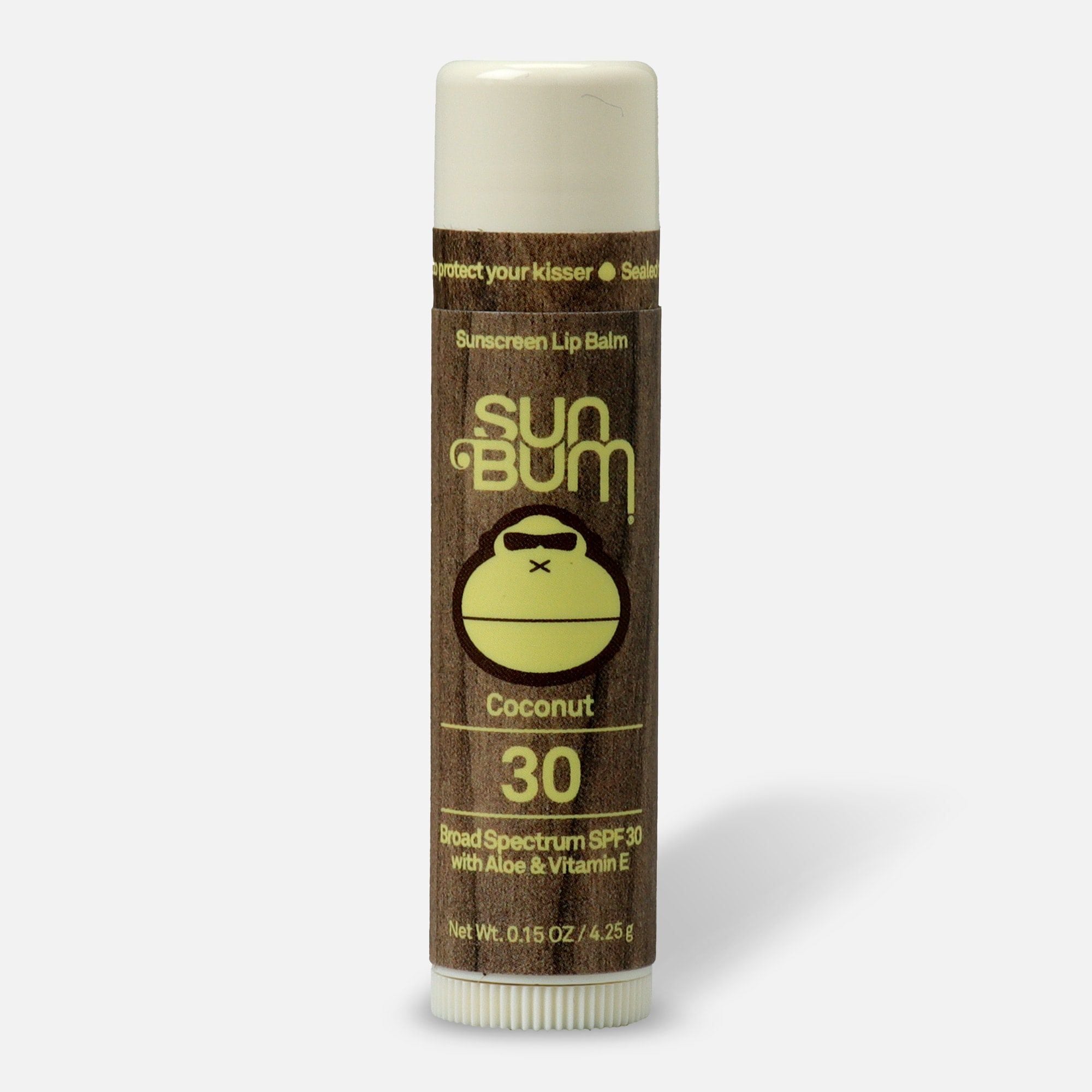 Sun Bum Lip Balm, SPF 30, Coconut, .15 oz., , large