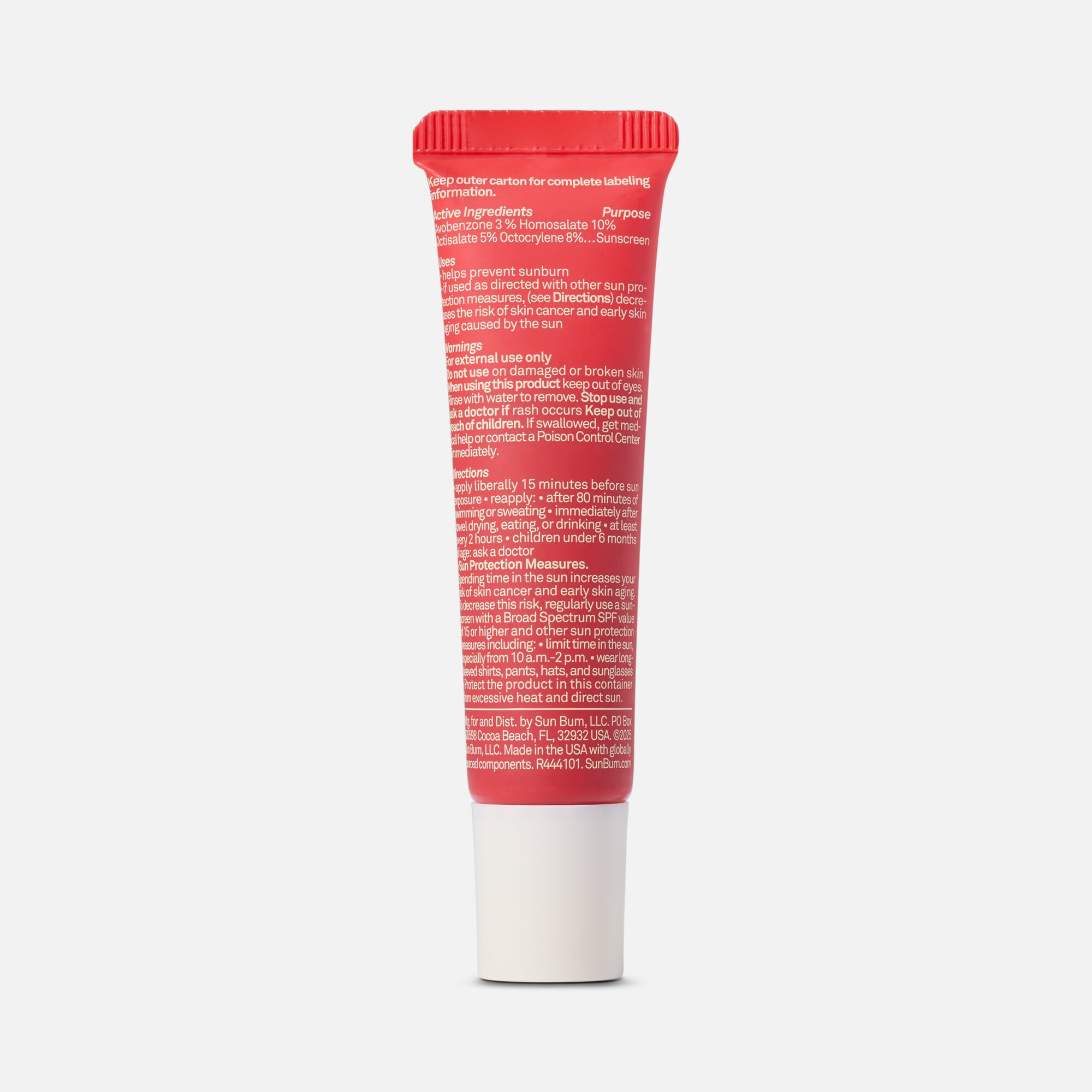 Sun Bum SPF 30 Sunscreen Tinted Lip Balm, 0.5 fl. oz., , large
