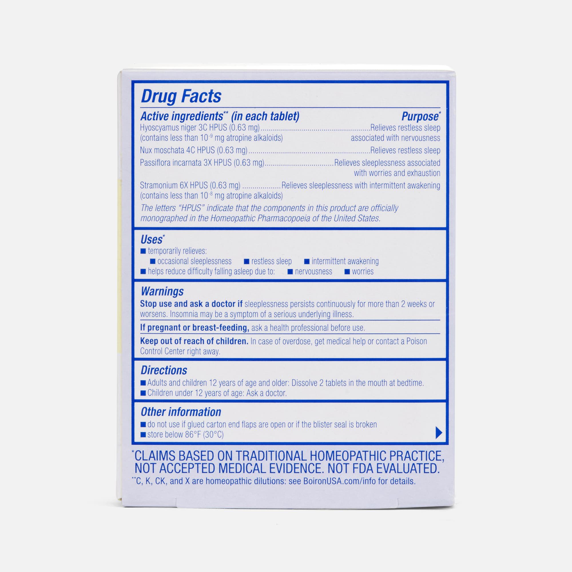 SleepCalm® Meltaway Tablets Homeopathic Medicine, 60 ct., , large