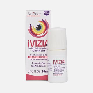 iVIZIA Sterile Lubricant Eye Drops for Dry Eyes, 10mL, , large