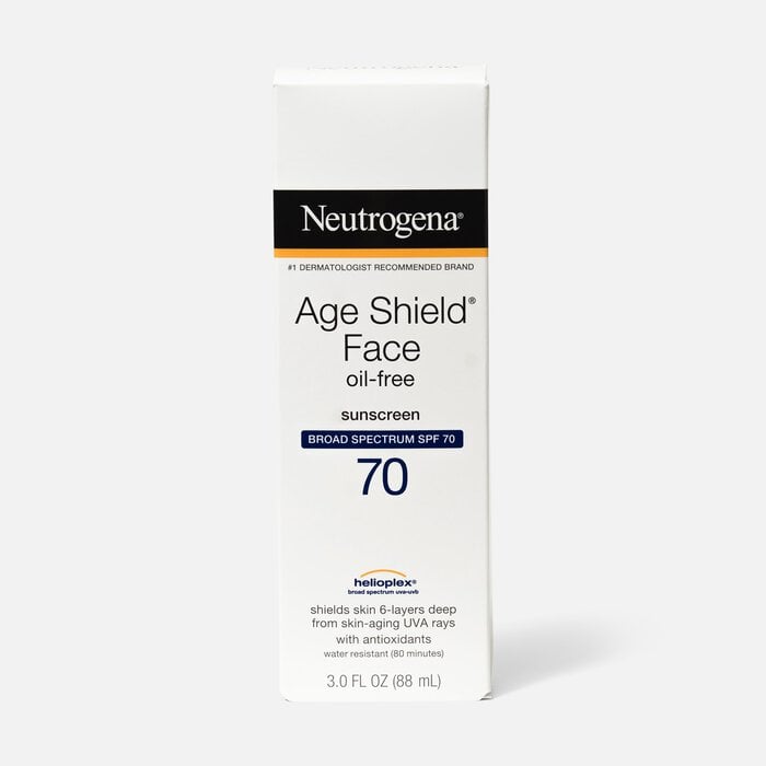 Neutrogena Age Shield Face Sunscreen with SPF 70, 3 oz., , large