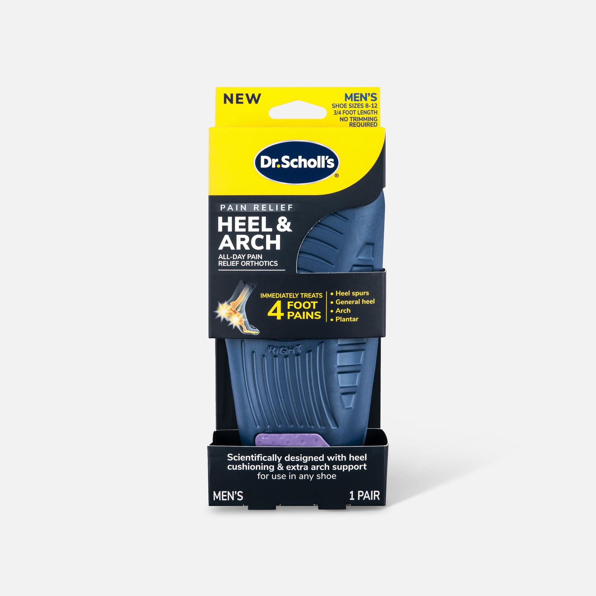 Dr. Scholl's Heel and Arch Pain Relief, Men