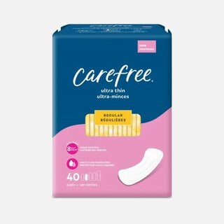 Carefree Ultra Thin Regular Pads, Wingless, 40 ct., , large