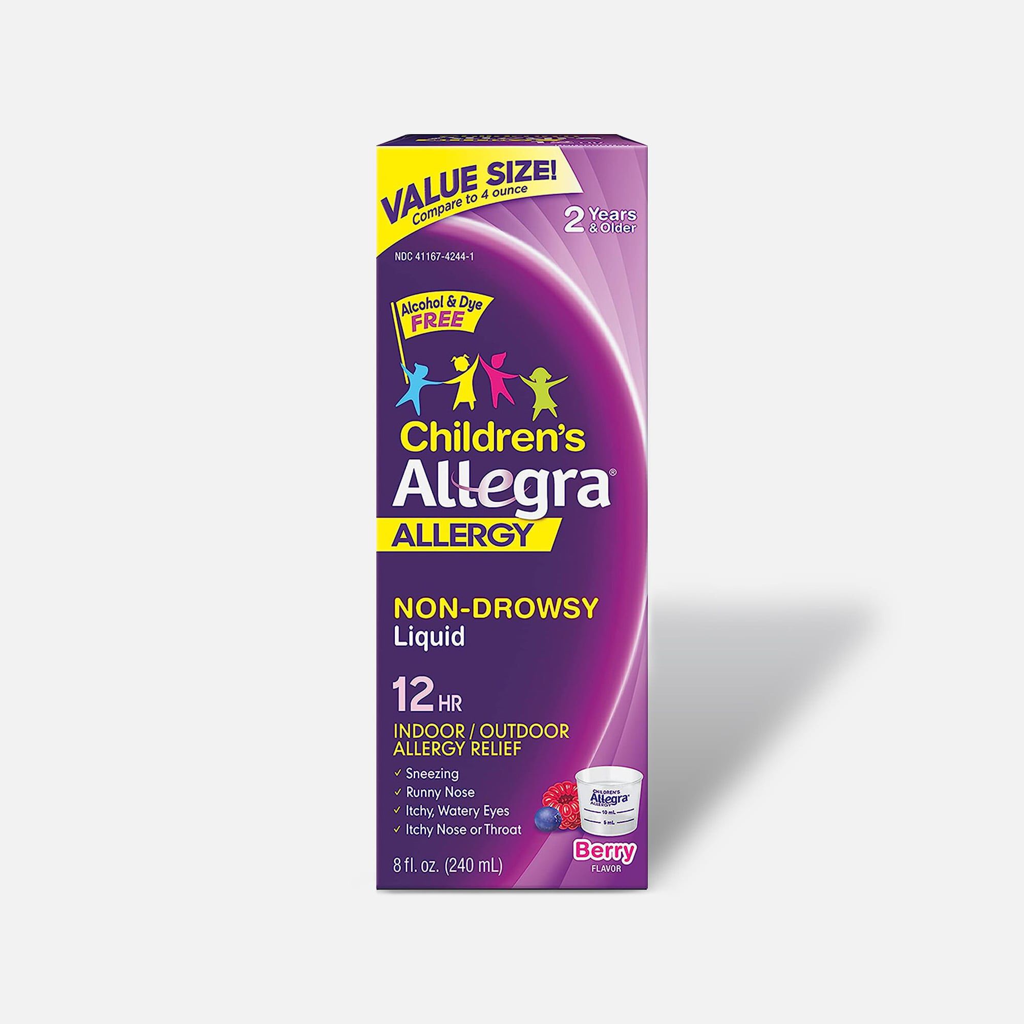 Allegra Children's 12HR, Berry Flavor, 8 oz.