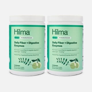 Hilma Daily Fiber Supplement + Digestive Enzymes, 10 oz., 30 servings (2-Pack), , large