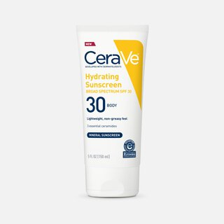 CeraVe Hydrating Sunscreen Body Lotion, SPF 30, 5 fl oz., , large