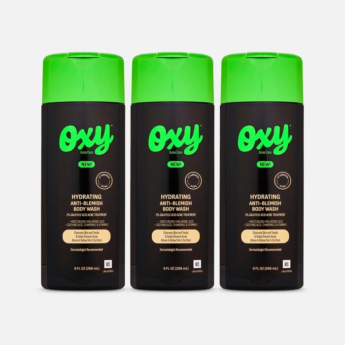 OXY Hydrating Anti-Blemish Body Wash, 9 oz. (3-Pack), , large