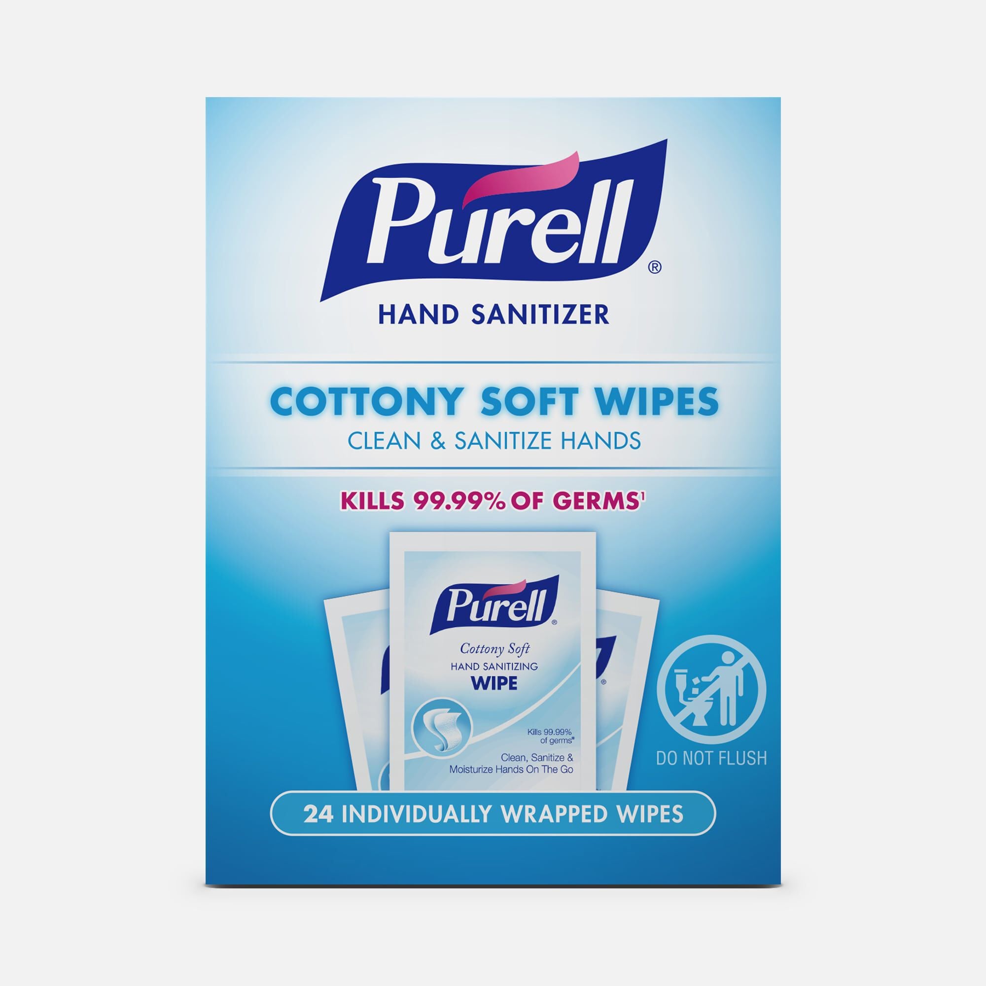 Purell Cottony Soft Hand Sanitizing Wipes, 24 ct.