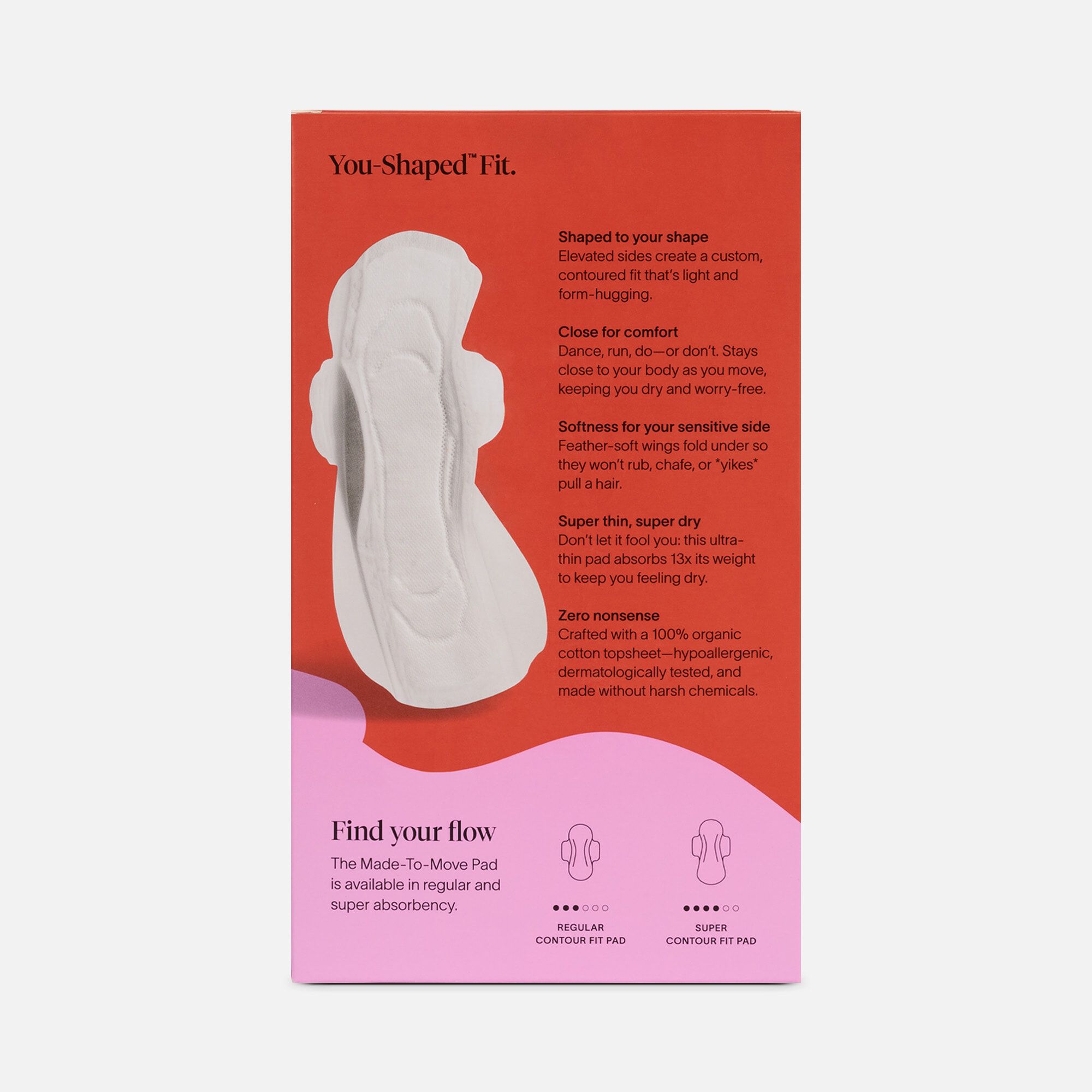 Cora The Made-to-Move Pad, Super, 28 ct., , large