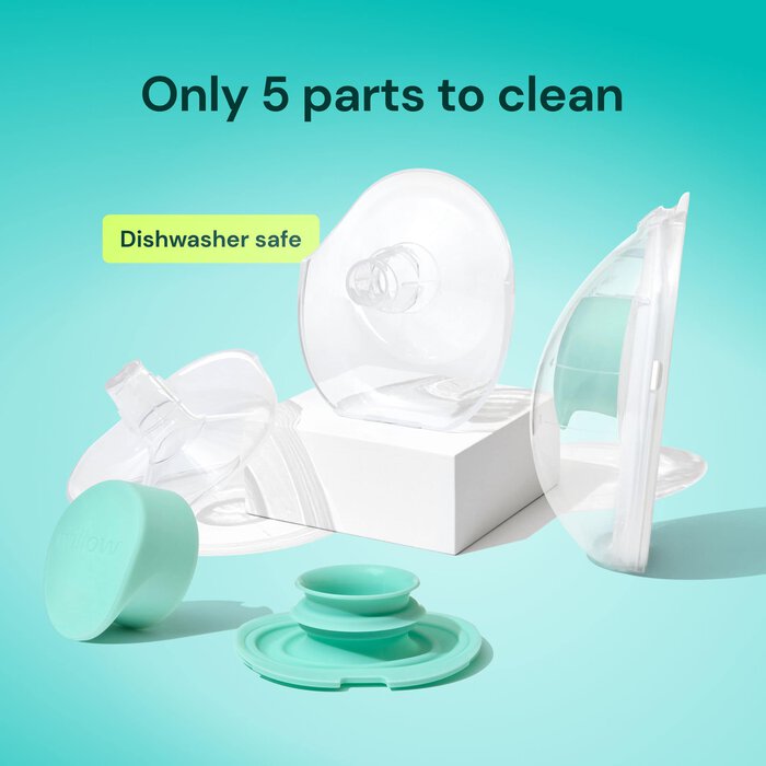 Willow Go® Wearable Breast Pump with Case, Sizing Inserts, and Milk Containers, , large