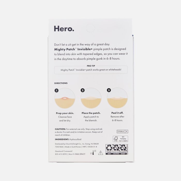 Mighty Patch Invisible+ Acne Treatment Patches, , large