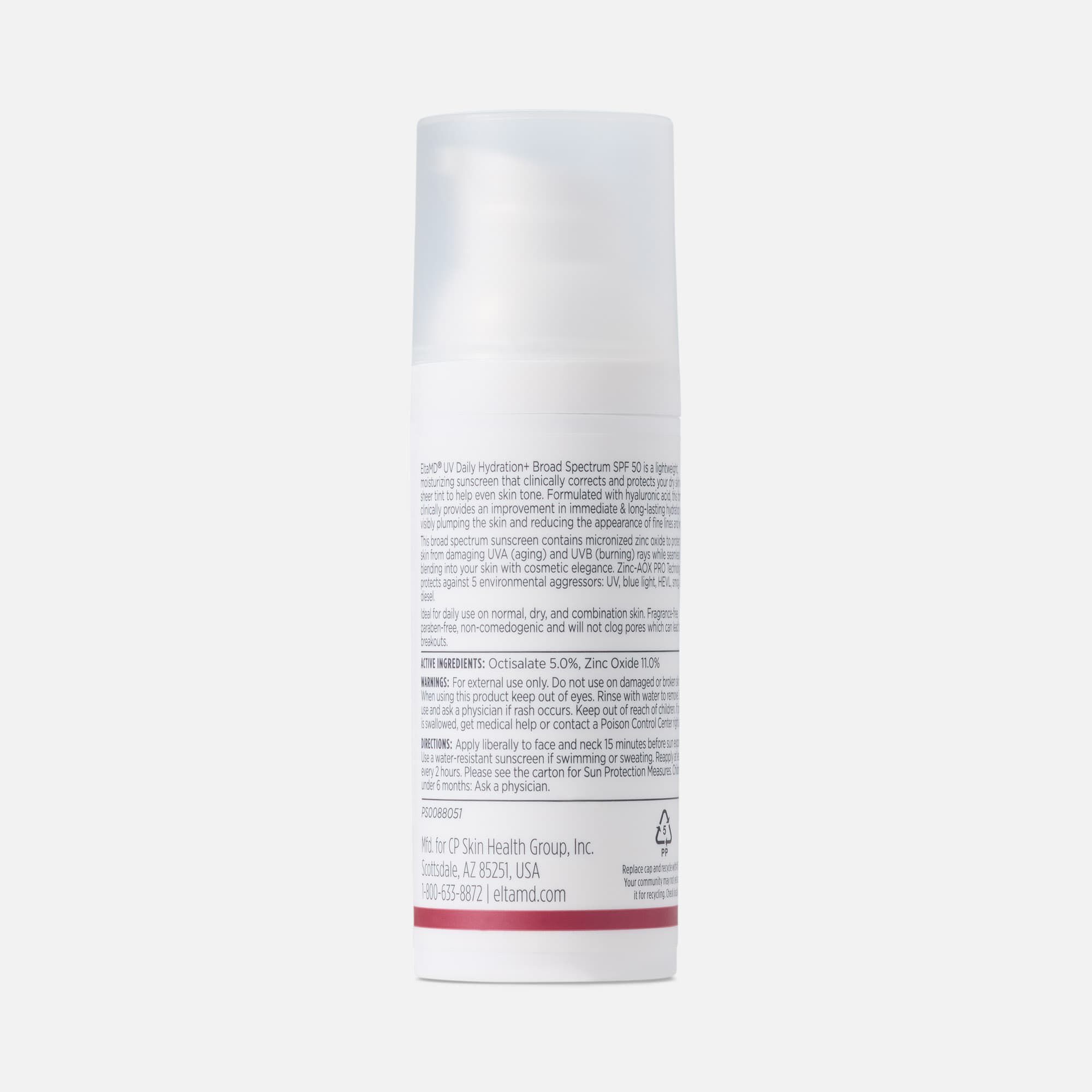 EltaMD® UV Daily Hydration+ Tinted, SPF 50, 1.7 oz., , large