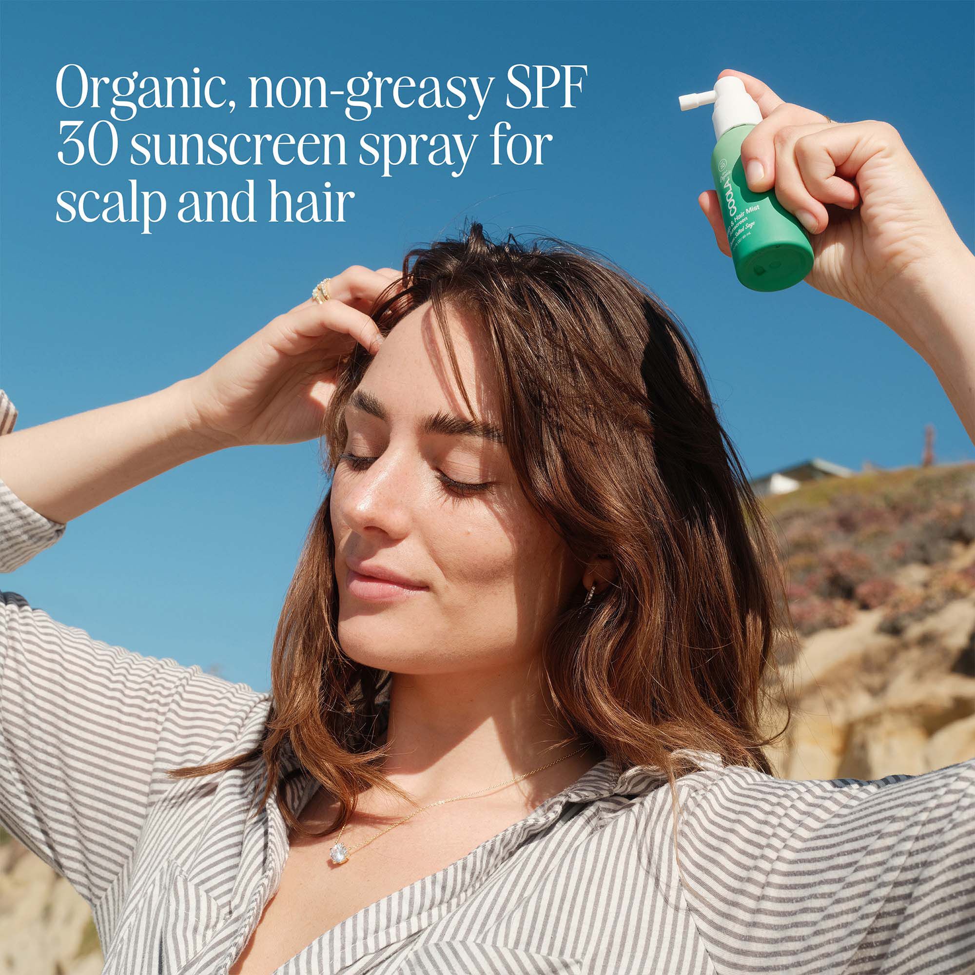 COOLA Organic Scalp & Hair Mist, SPF 30, 2 oz., , large