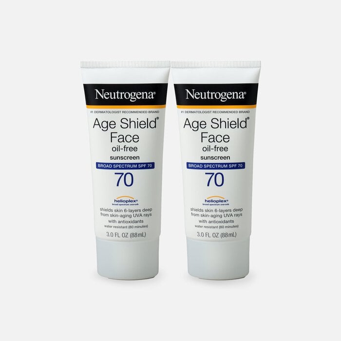 Neutrogena Age Shield Face Sunscreen with SPF 70, 3 oz. (2-Pack), , large